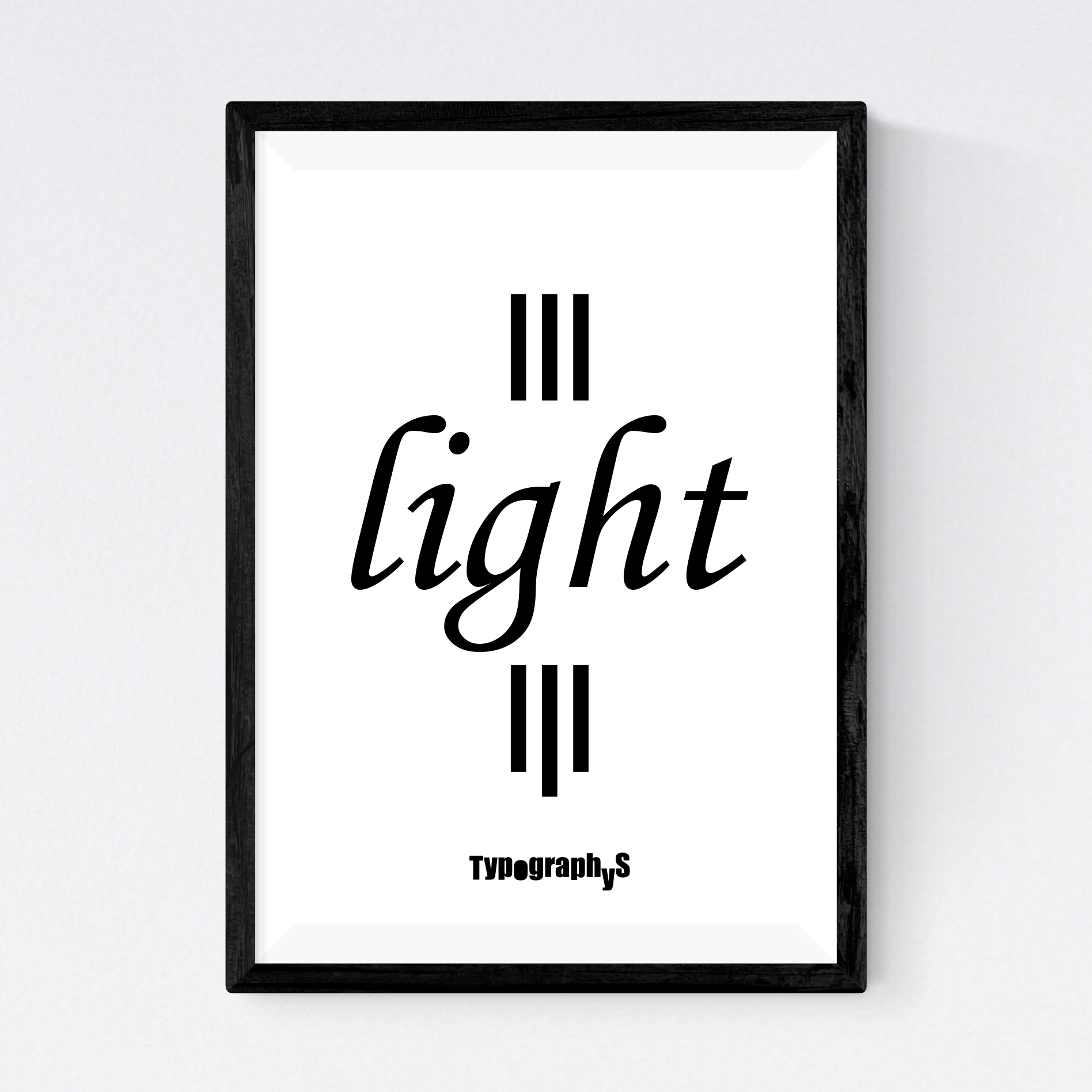 TYPOGRAPHYS POSTER T0005BK(A3) - 画像 (3)