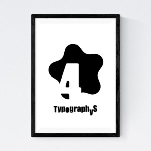 TYPOGRAPHYS POSTER T0019-04（A3）
