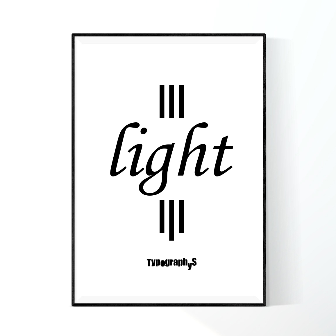 TYPOGRAPHYS POSTER T0005BK(A3) - 画像 (4)