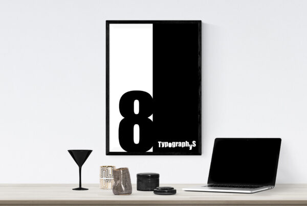 TYPOGRAPHYS POSTER T0030-08（A4） - 画像 (3)