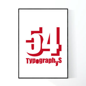 TYPOGRAPHYS POSTER T0002-WR(A0)