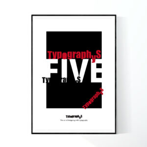 TYPOGRAPHYS POSTER T0069-R（A1）