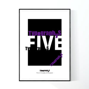 TYPOGRAPHYS POSTER T0069-PP（A1）