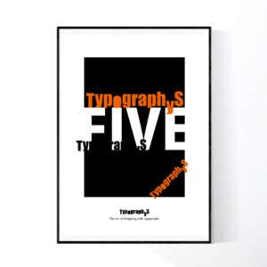 TYPOGRAPHYS POSTER T0069-OG（A1）