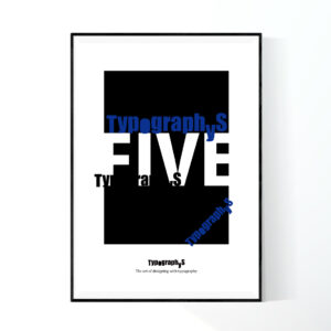 TYPOGRAPHYS POSTER T0069-NV（A1）