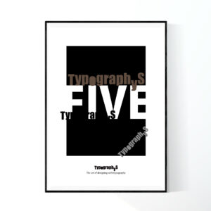 TYPOGRAPHYS POSTER T0069-BR（A1）