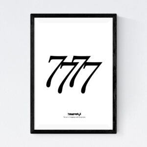 TYPOGRAPHYS POSTER T0009-7777（A3）