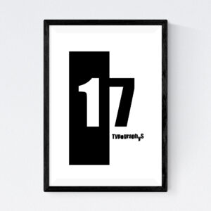 TYPOGRAPHYS POSTER T0016-17（A3）