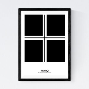 TYPOGRAPHYS POSTER T0050BK（A3）