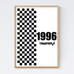 TYPOGRAPHYS POSTER T0001-1996（A2）