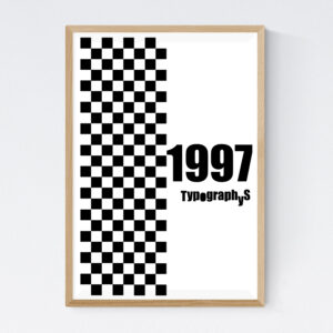 TYPOGRAPHYS POSTER T0001-1997（A2）