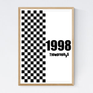 TYPOGRAPHYS POSTER T0001-1998（A2）