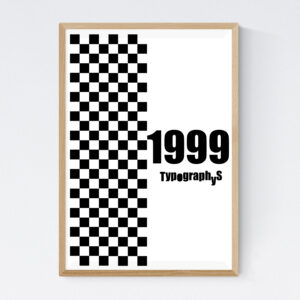 TYPOGRAPHYS POSTER T0001-1999（A2）