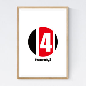 TYPOGRAPHYS POSTER T0017-RB04(A2)