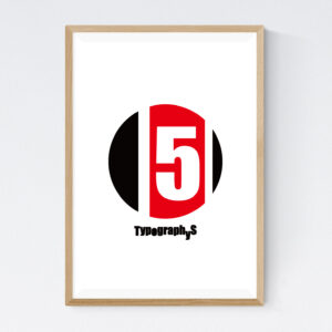 TYPOGRAPHYS POSTER T0017-RB05(A2)