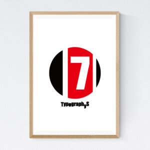 TYPOGRAPHYS POSTER T0017-RB07(A2)