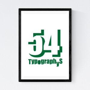 TYPOGRAPHYS POSTER T0002-FG(A1)