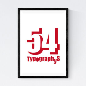 TYPOGRAPHYS POSTER T0002-WR(A1)