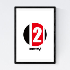 TYPOGRAPHYS POSTER T0017-R02（A4）