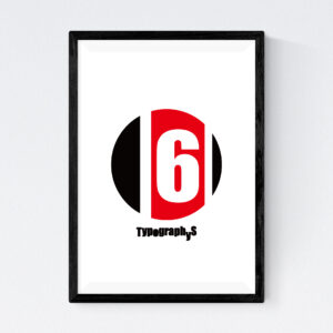 TYPOGRAPHYS POSTER T0017-R06(A4)