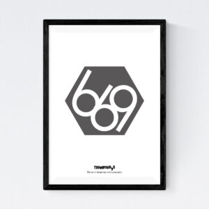 TYPOGRAPHYS POSTER T0012-GY(A3)