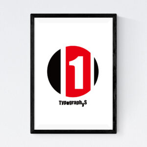 TYPOGRAPHYS POSTER T0017-R01（A4）