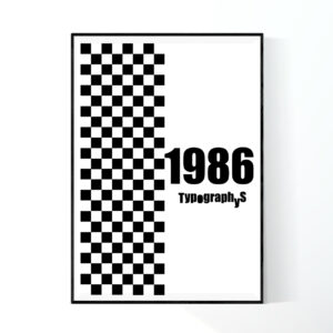 TYPOGRAPHYS POSTER T0001-1986（A0）