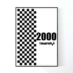TYPOGRAPHYS POSTER T0001-2000（A0）