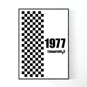 TYPOGRAPHYS POSTER T0001-1977（A0）
