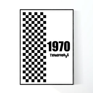 TYPOGRAPHYS POSTER T0001-1970（A0）