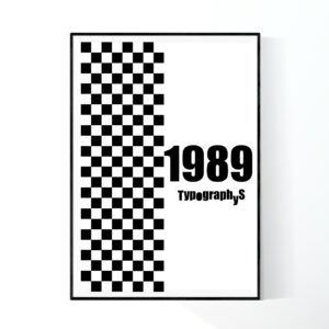 TYPOGRAPHYS POSTER T0001-1989（A1）
