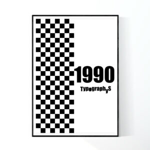 TYPOGRAPHYS POSTER T0001-1990(A1)