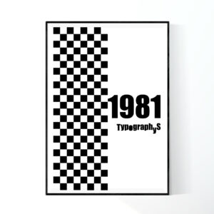 TYPOGRAPHYS POSTER T0001-1981（A0）